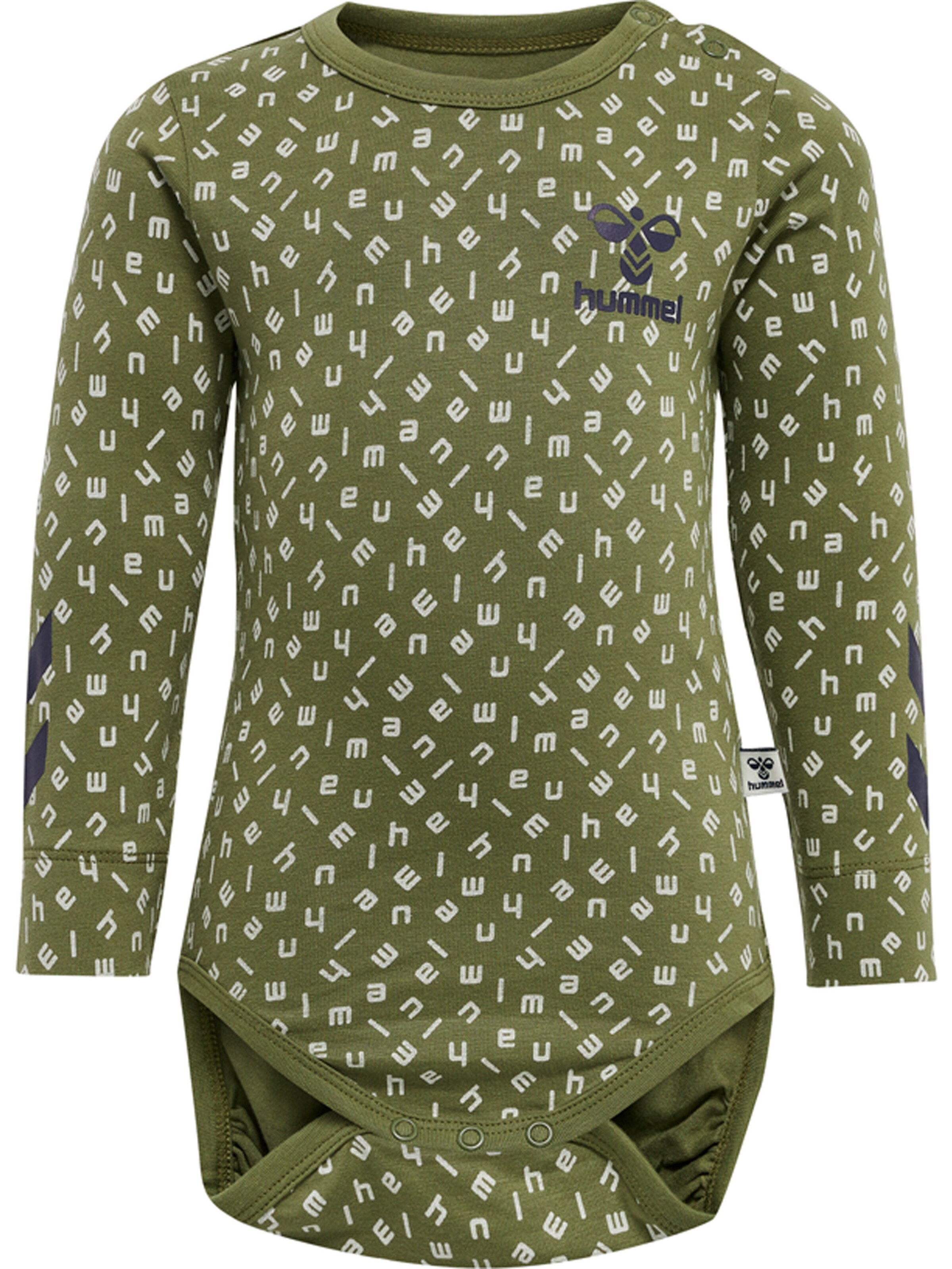 Hummel Rompertje/body 'CONNOR' in Groen: voorkant