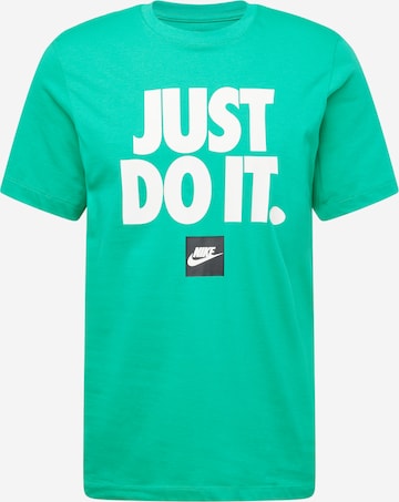Nike Sportswear T-Shirt in Grün: Vorderseite