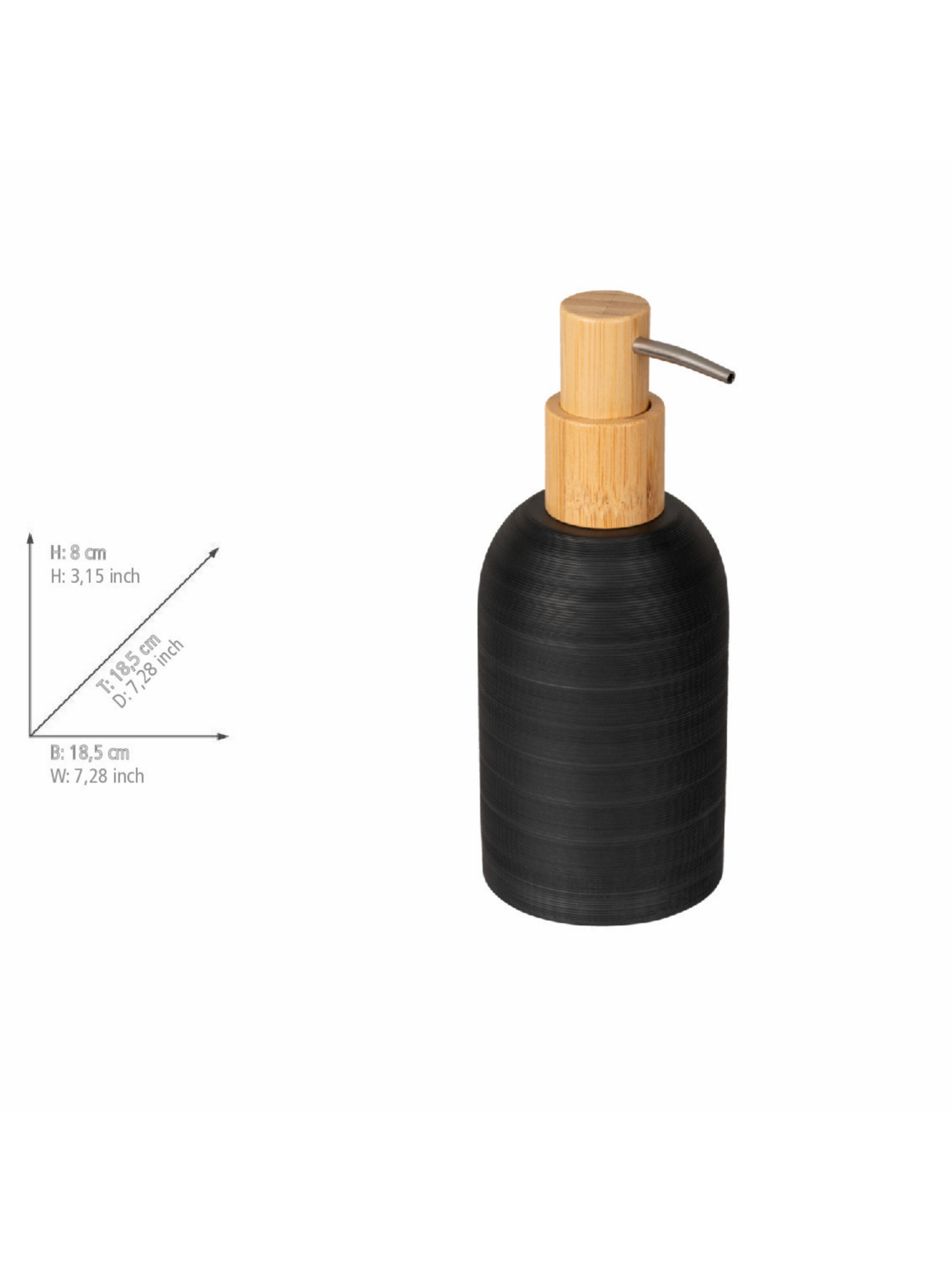 Wenko Bathroom Set 'Altavalle' in Black