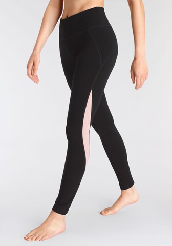 VIVANCE Skinny Workout Pants in Black