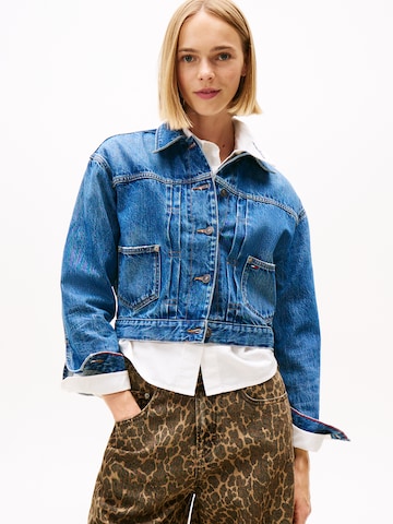 Veste mi-saison Tommy Jeans en bleu : devant
