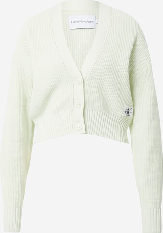 Calvin Klein Jeans Cardigan i grøn: forside