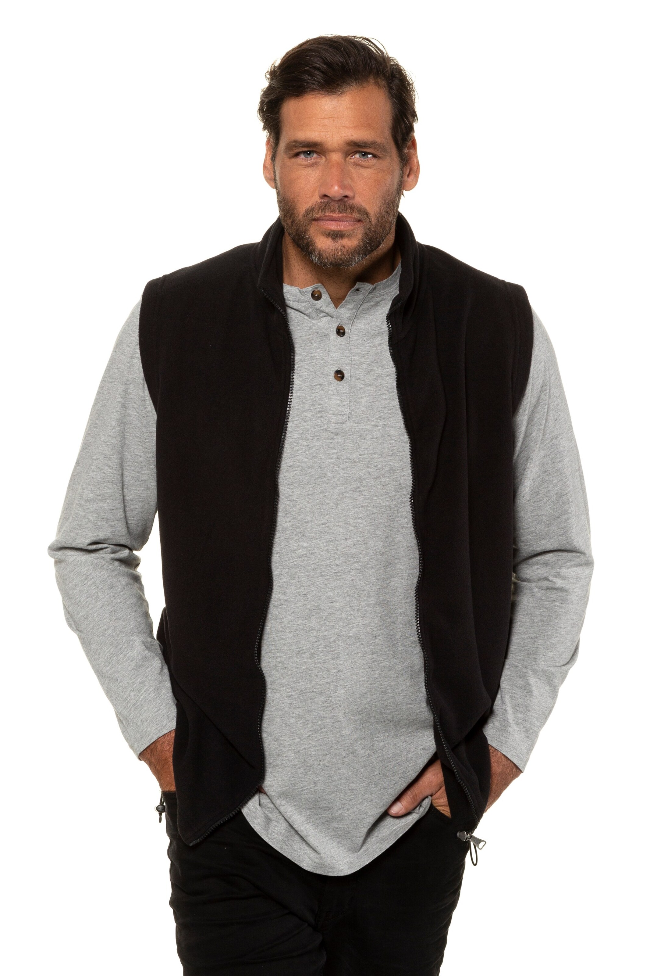 JP1880 Bodywarmer in Zwart