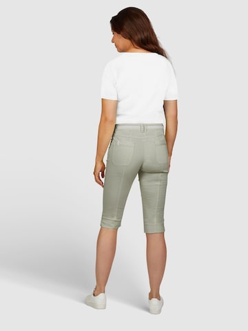 Navigazione Regular Elegante Bengalin Bermuda, Schrittlänge ca. 41cm in Grün