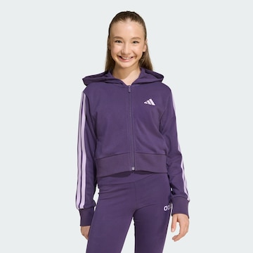 ADIDAS SPORTSWEAR Sportief sweatvest 'Essentials' in Lila: voorkant