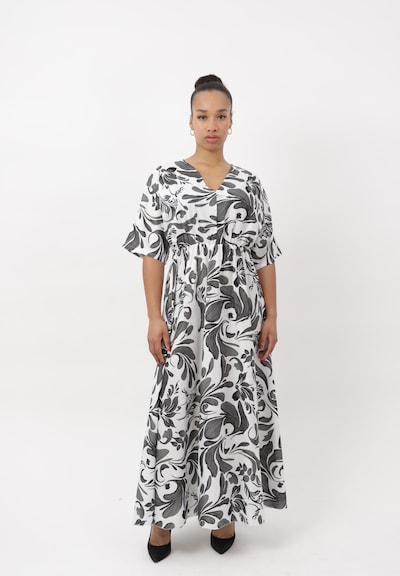 Elara Evening dress in 40 in Grey / Black / White, Item view