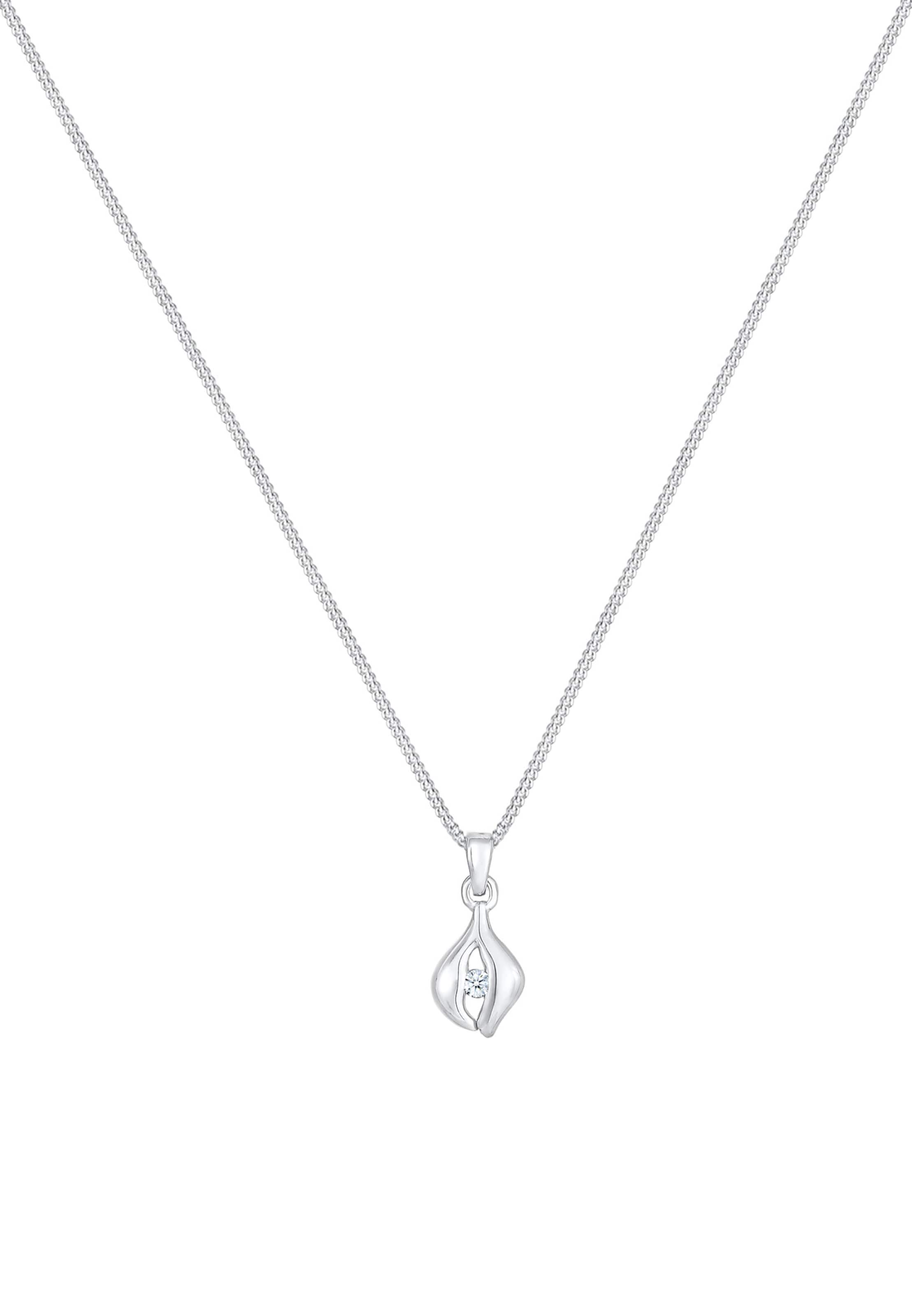 Frauen Schmuck Elli DIAMONDS Halskette Tropfen in Silber - GC56807