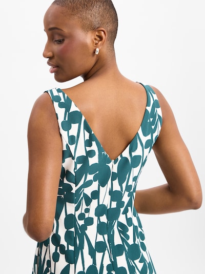 Vera Mont Dress in Emerald / White, Item view