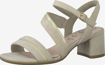 TAMARIS Sandalen met riem in Beige: voorkant