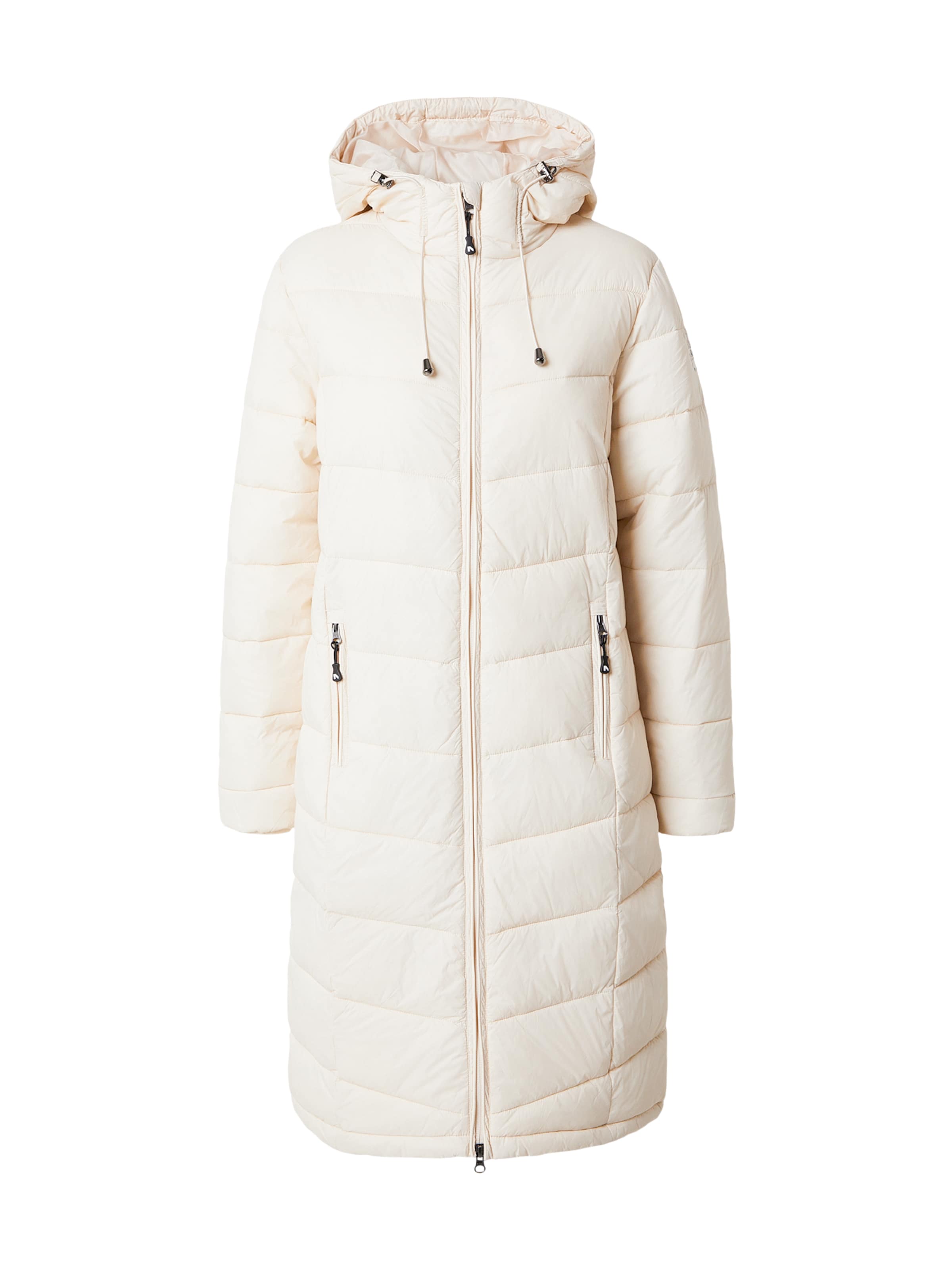 alife & kickin Wintermantel 'FrancesAK A' in Beige: voorkant