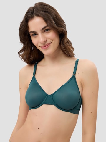 BeeDees T-shirt Bra 'Bügel-BH Microfun W mit Bügel' in Green