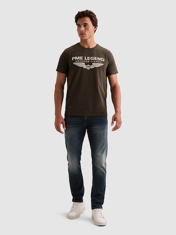 Maglietta 'T-shirt with PME Legend logo' di PME Legend in marrone