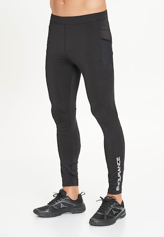 ENDURANCE Skinny Sportbroek 'Kerir' in Zwart: voorkant