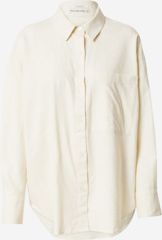 Abercrombie & Fitch Blouse in Beige: front