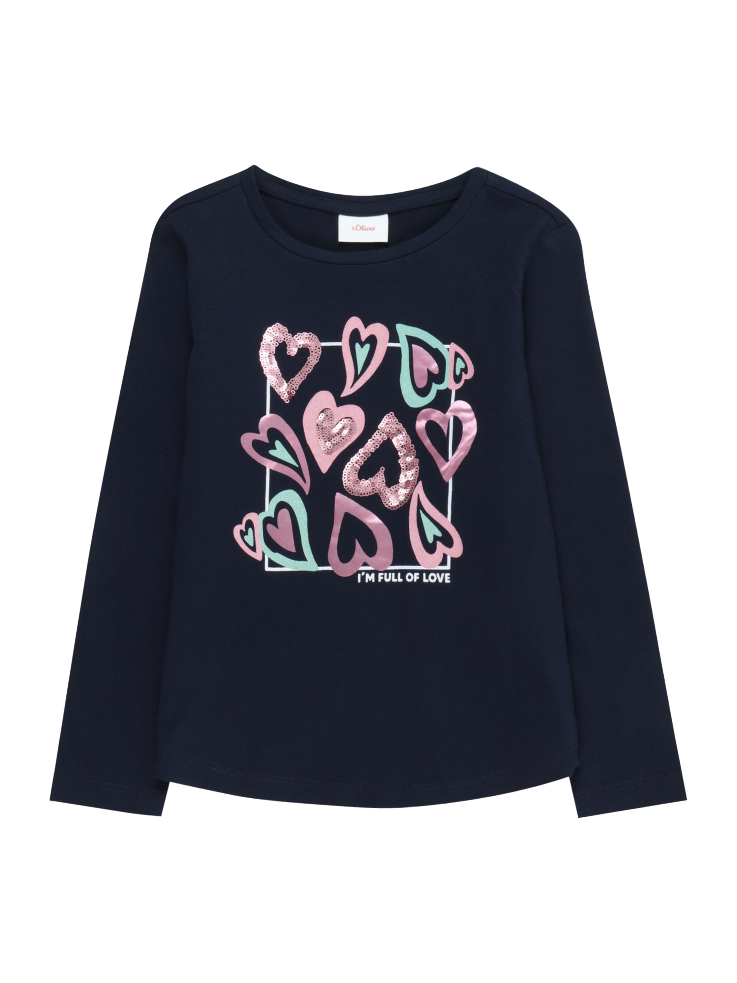 T-Shirt s.Oliver en noir : devant