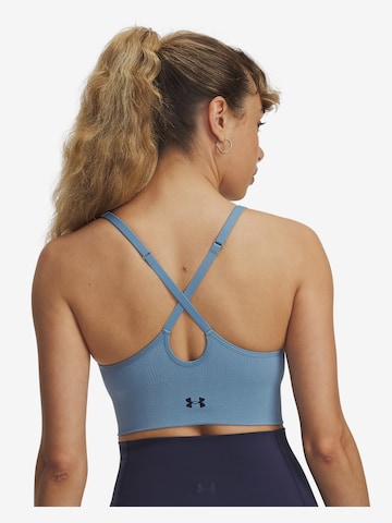 UNDER ARMOUR Sport-BH 'Vanish Seamless' in Blau