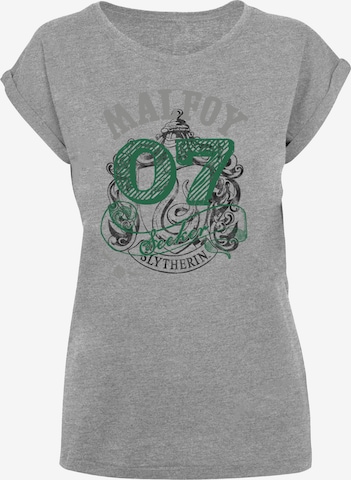 T-shirt 'Harry Potter Draco Malfoy Seeker' F4NT4STIC en gris : devant