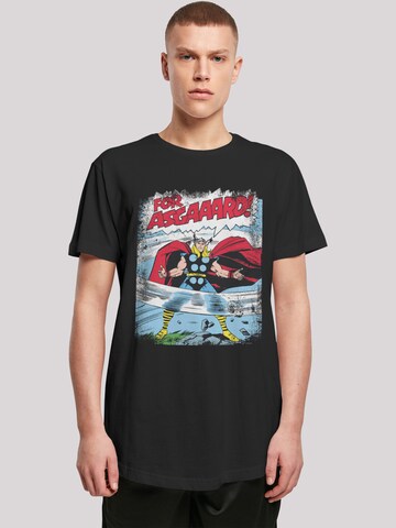 T-Shirt 'Marvel Thor Asgard' F4NT4STIC en noir : devant