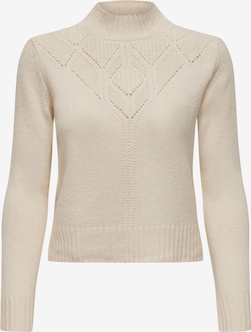 ONLY Trui 'Allie' in Beige: voorkant