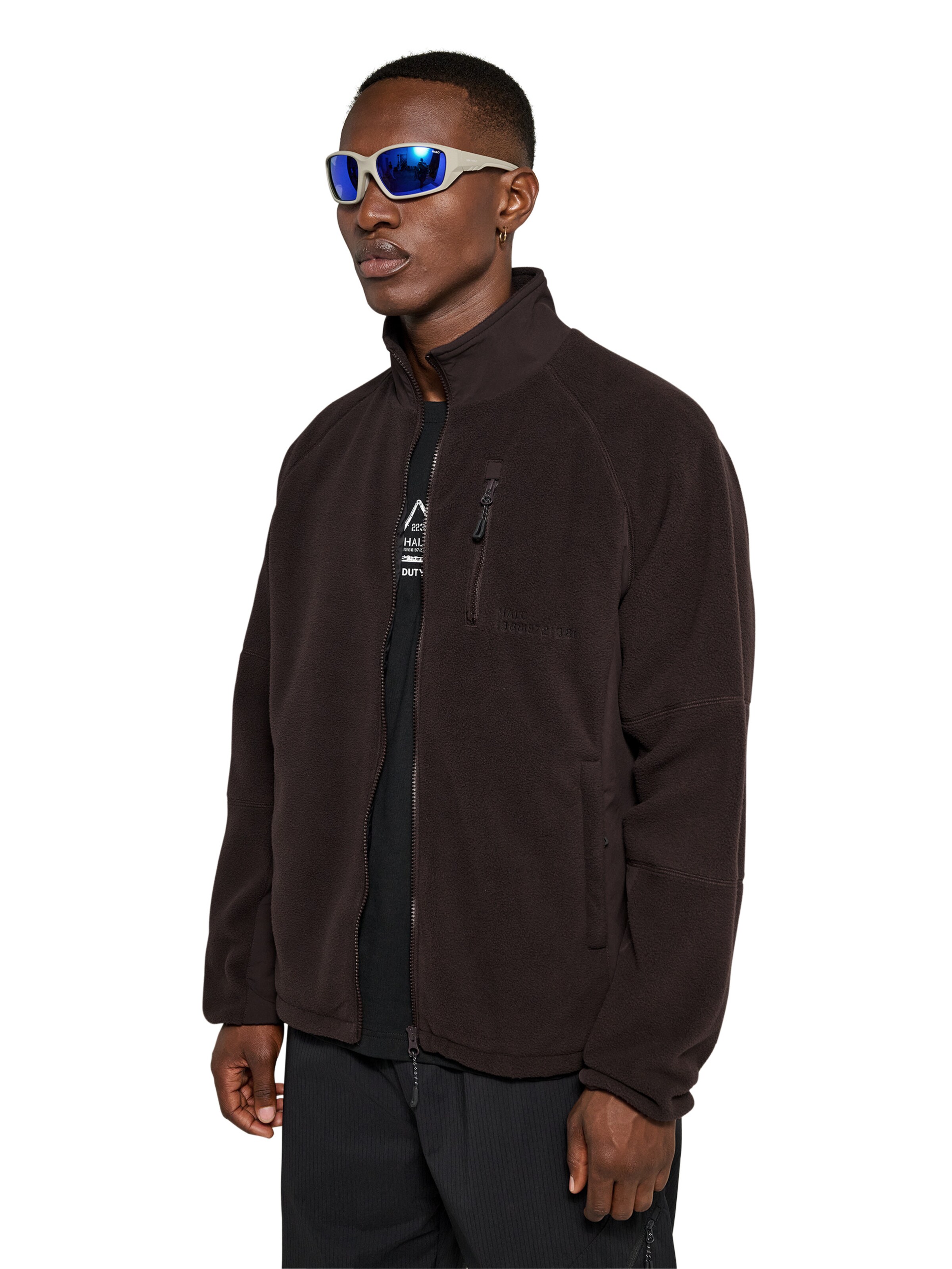 Veste en polaire HALO en marron