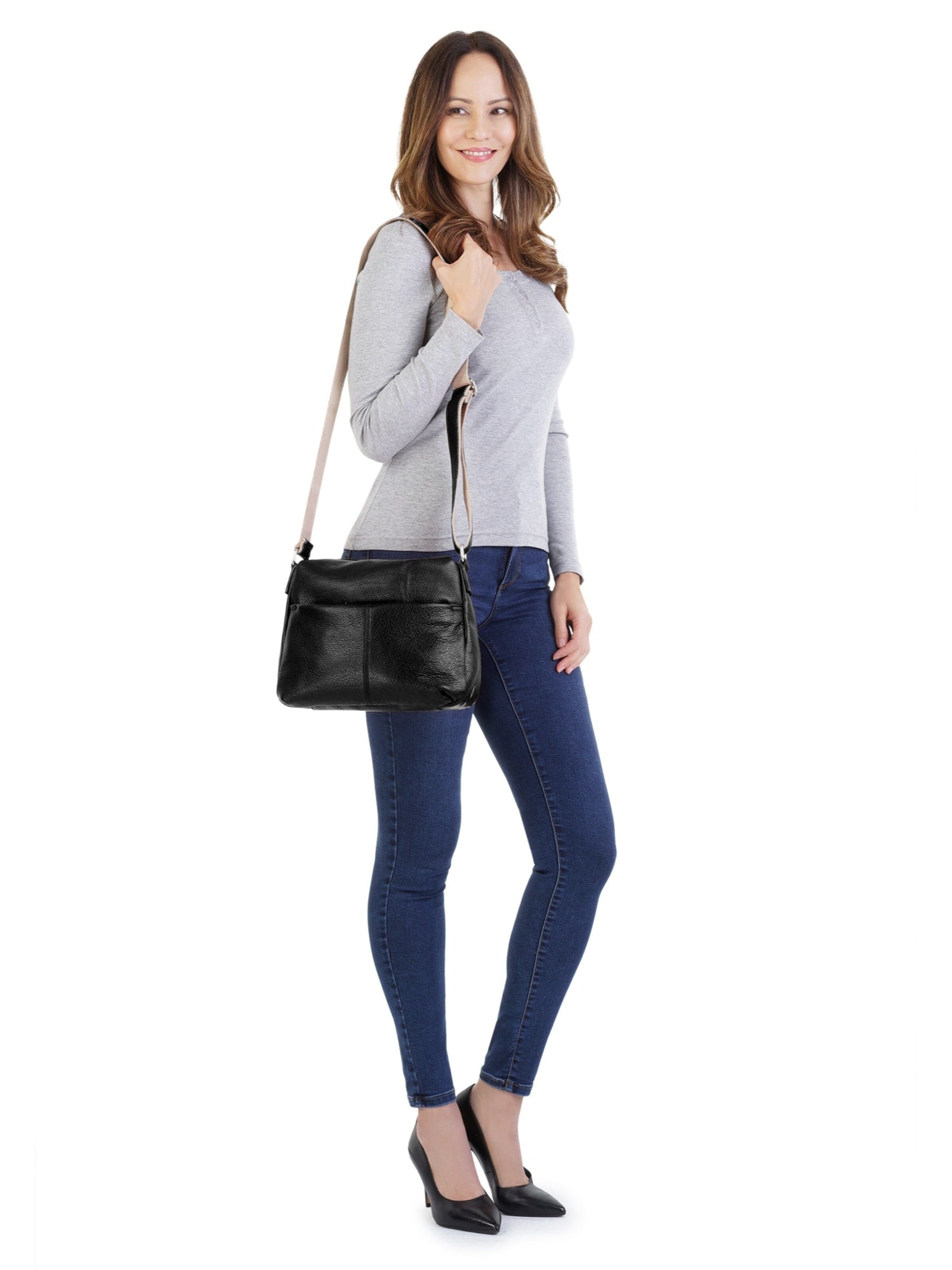 Sac à bandoulière Samantha Look en noir : devant