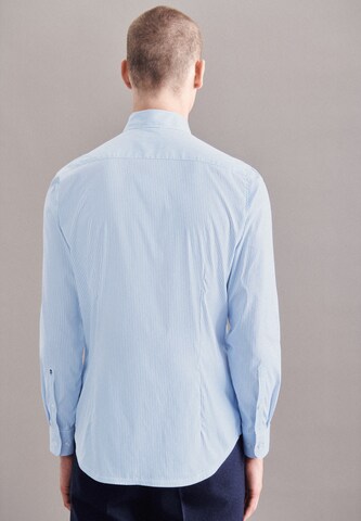 SEIDENSTICKER Slim fit Button Up Shirt in Blue