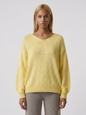 Pull-over oversize 'Milana Cotton' americandreams en jaune