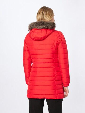 Superdry Płaszcz zimowy w kolorze czerwony