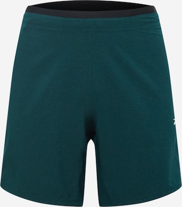 Regular Pantaloni sport de la Reebok pe albastru: față