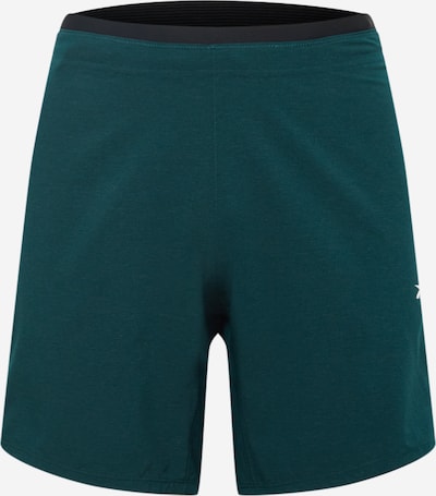 Pantaloni sportivi Reebok di colore verde scuro / nero / argento, Visualizzazione prodotti
