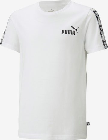 PUMA Majica | bela barva: sprednja stran