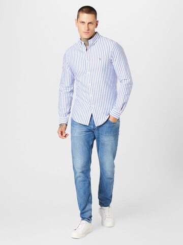 Coupe slim Chemise Polo Ralph Lauren en bleu