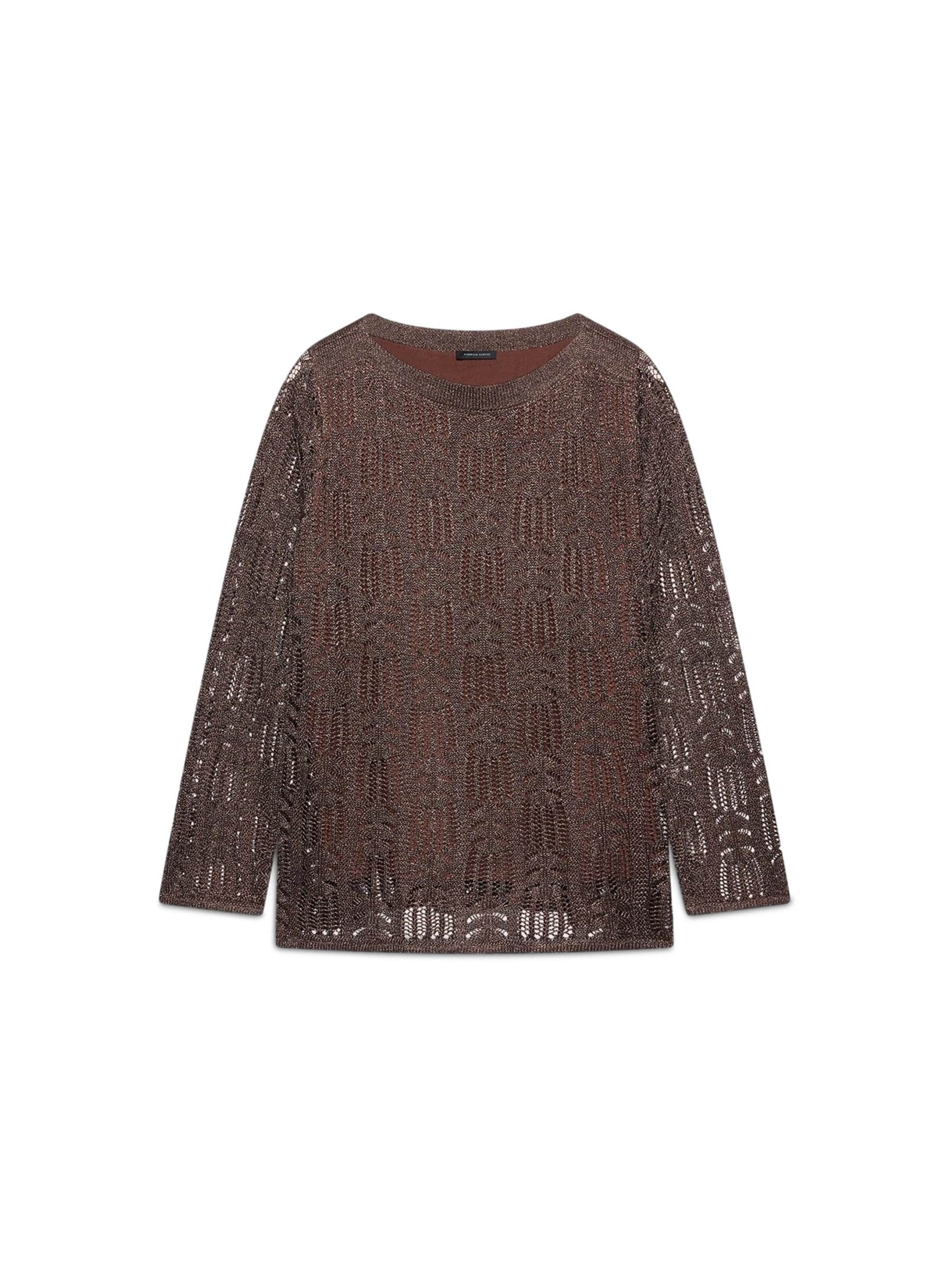 Fiorella Rubino Sweater in Brown: front