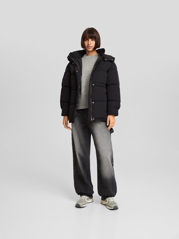 Bershka Jacke in Schwarz