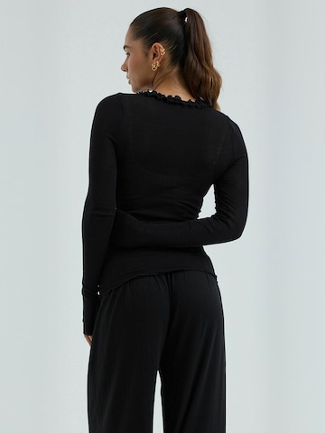 T-shirt Seamless Basic en noir