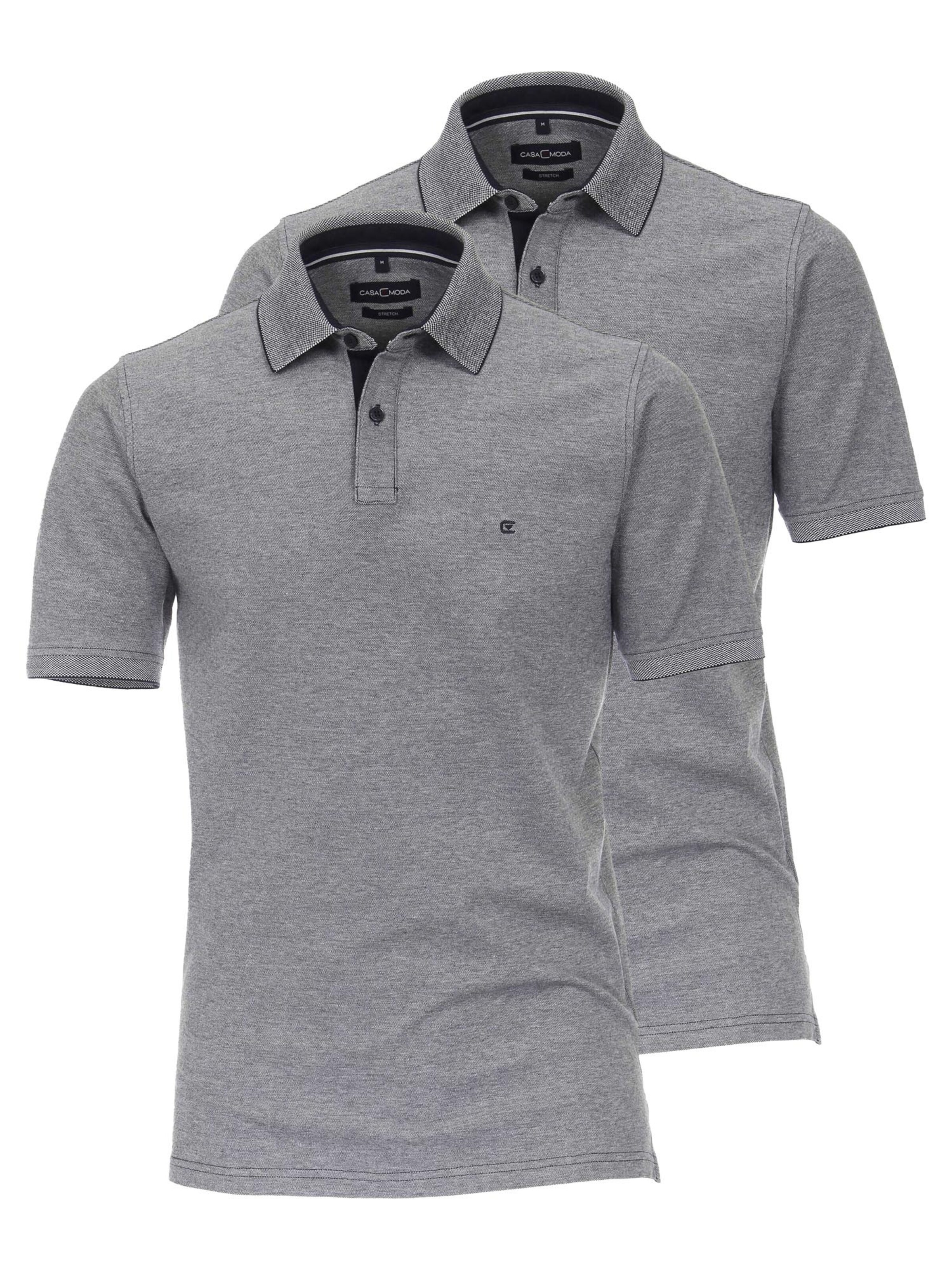 CASAMODA Shirt 'Basic' in Blue: front