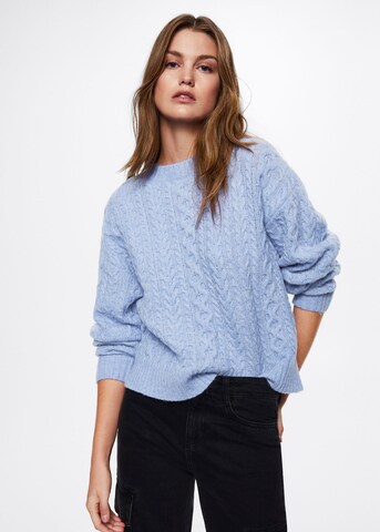 MANGO Pullover 'Bruno' in Blau: predná strana