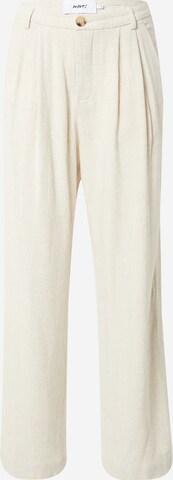 Moves Loose fit Pleat-front trousers in Beige: front