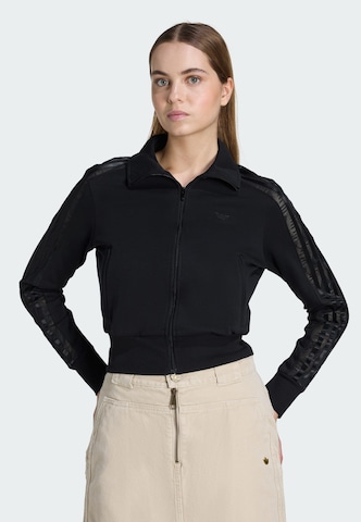 ADIDAS ORIGINALS Between-season jacket 'Firebird' in Black: front