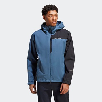 ADIDAS TERREX Outdoor jacket in Blue: front