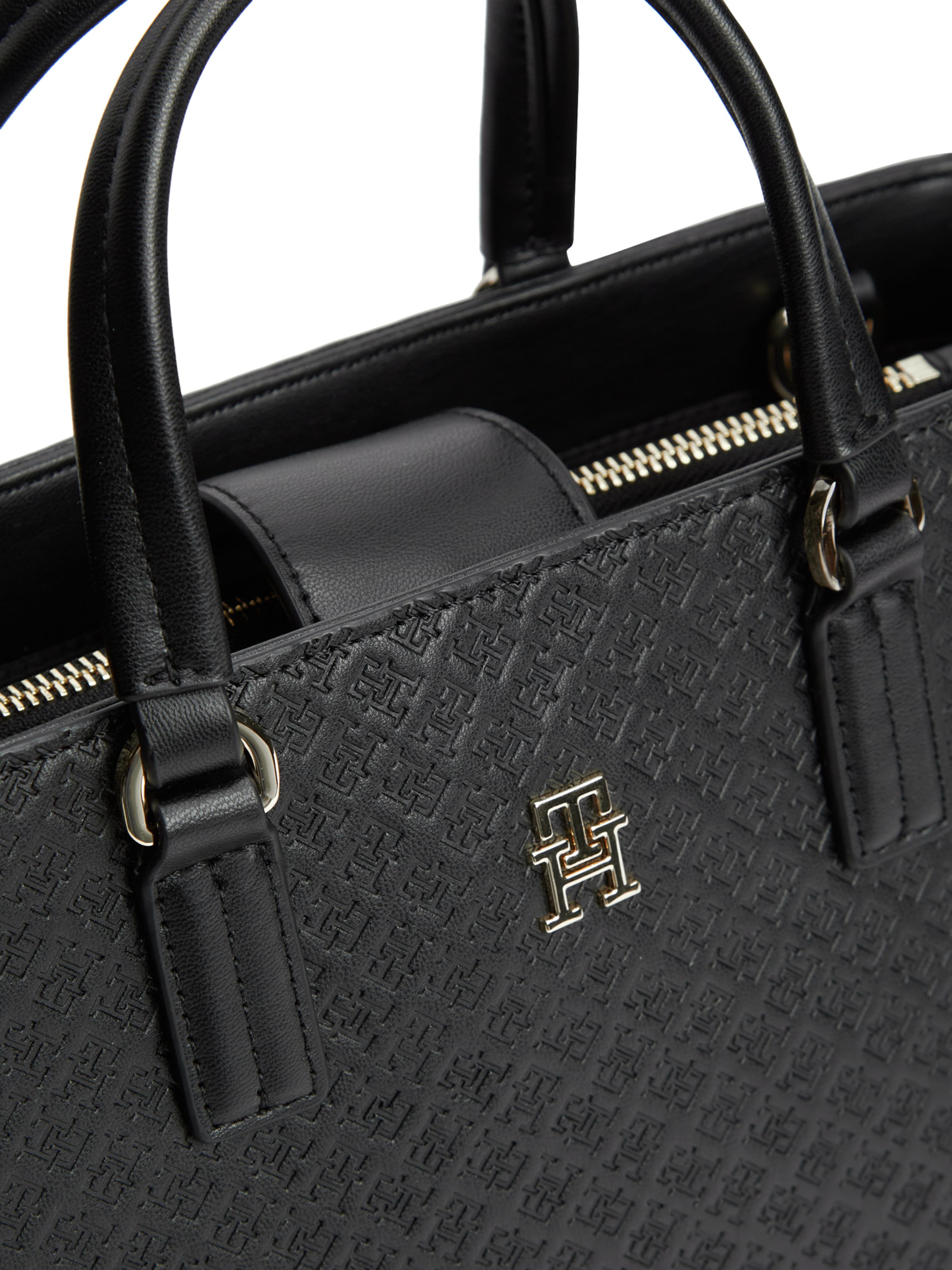 TOMMY HILFIGER Handtasche in Schwarz