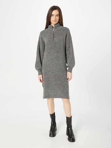 MOS MOSH Knitted dress 'Nisha' in Grey: front