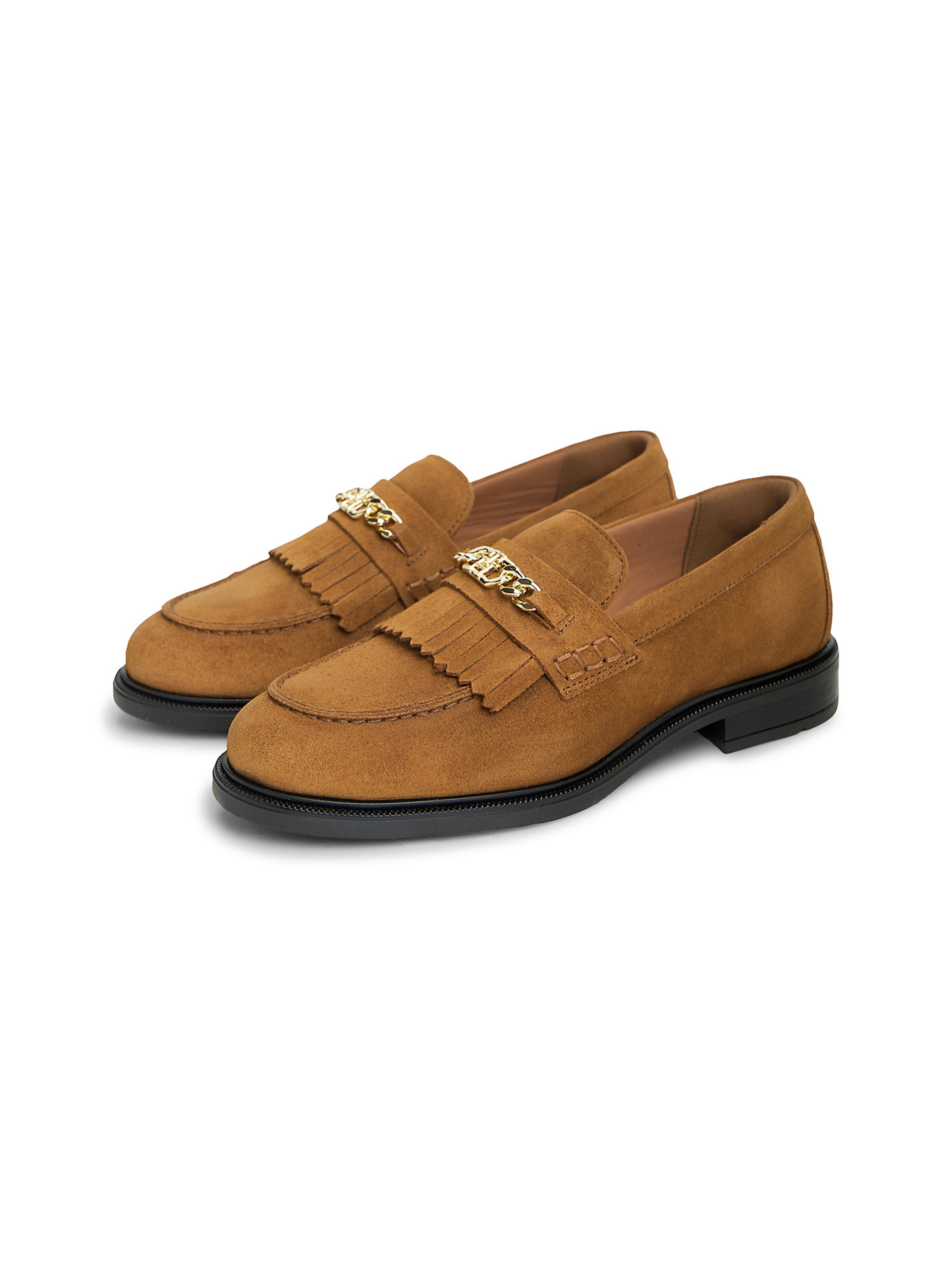 TOMMY HILFIGER Slip-ons 'Horsebit' in Brown