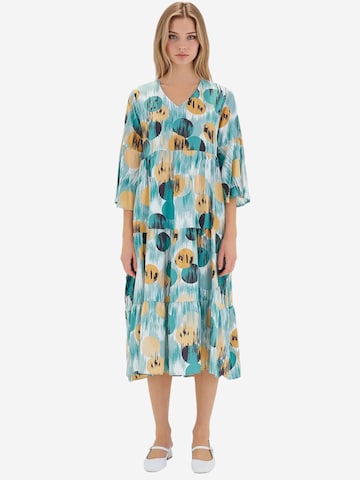 Bigdart - Vestido em verde: frente