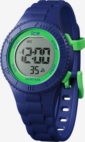 Montre digitale Ice-Watch en bleu : devant