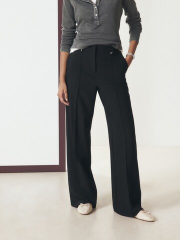 Next Wide leg Pantalon in Zwart