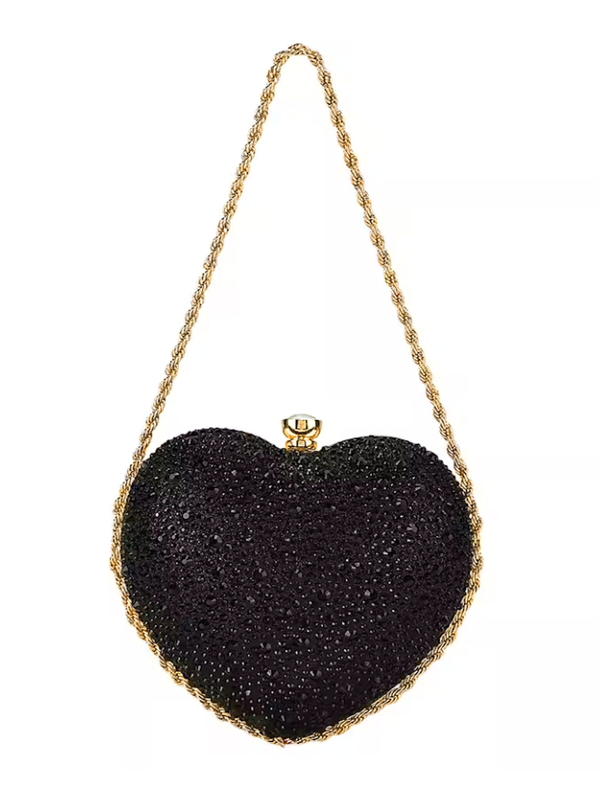 Tomshop24-7 Clutch 'Herz' in Black