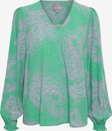 CULTURE Blouse 'Polly' in Groen: voorkant