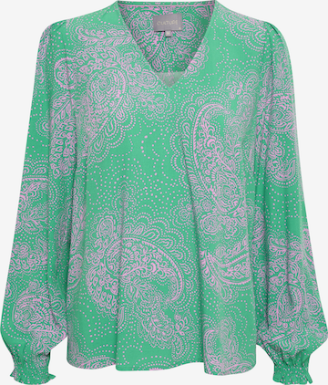 CULTURE Blouse 'Polly' in Groen: voorkant