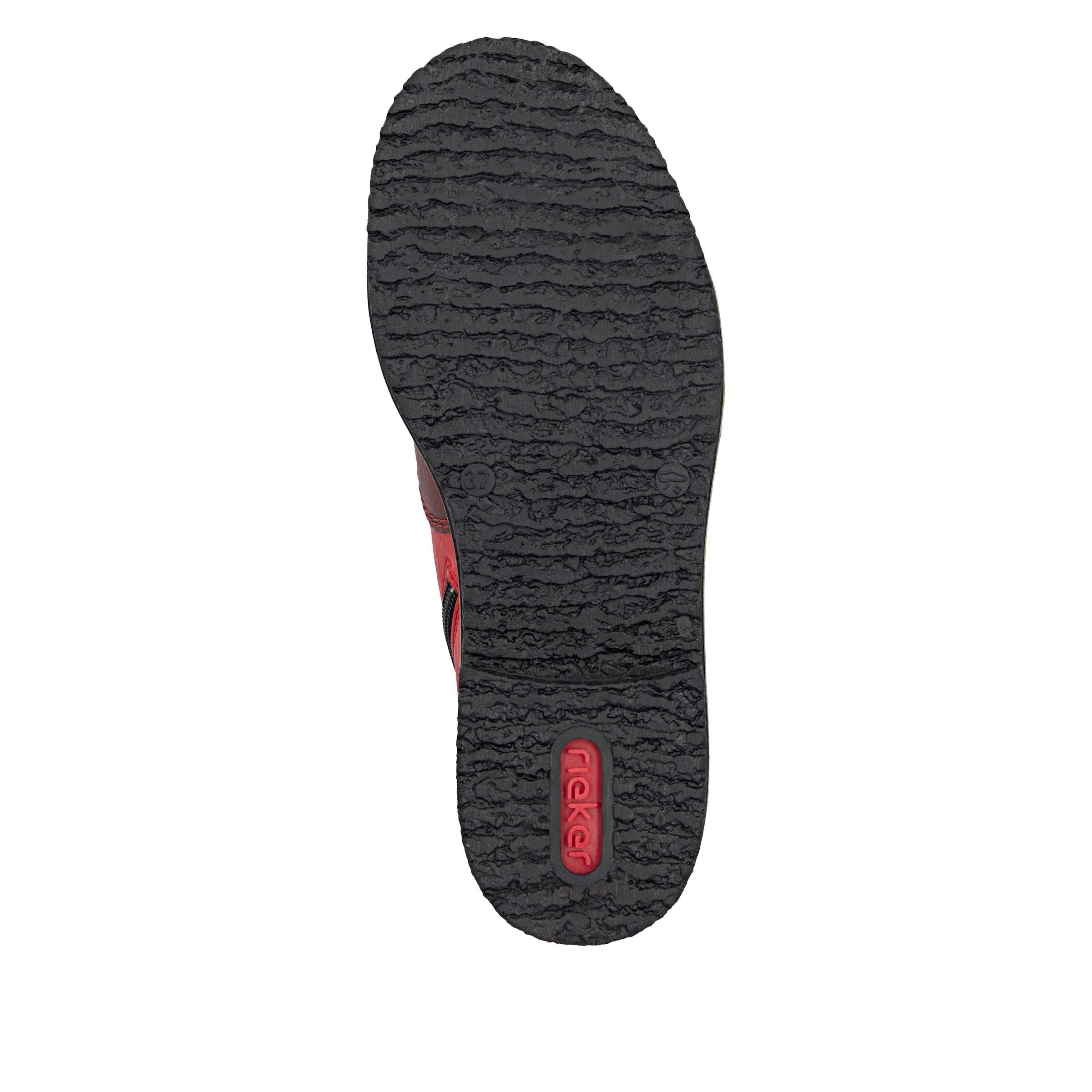 Bottines à lacets Rieker en rouge